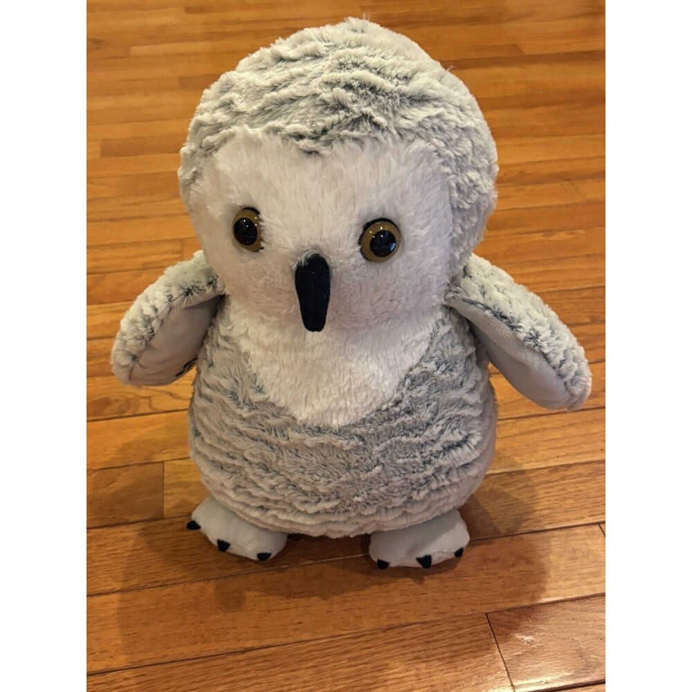 Build A Bear Snowy Owl 13" Woodland Animals Plush Gray White Hedwig
